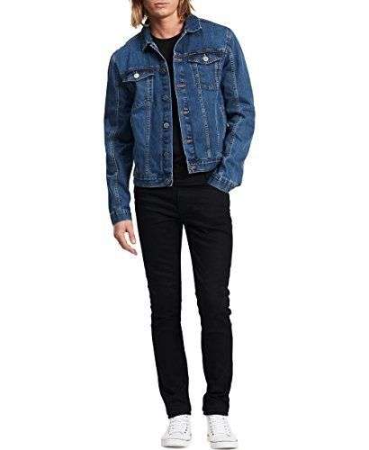 Calvin Klein Jeans Men's Denim Trucker Jacket, Medium, X-Large  Mens Clothing Deals